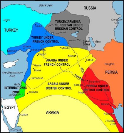 Di Sed Salîya Peymana Sykes-Picot da Erkên Kurd û Kurdistanîyan [16 Gulan 1916]