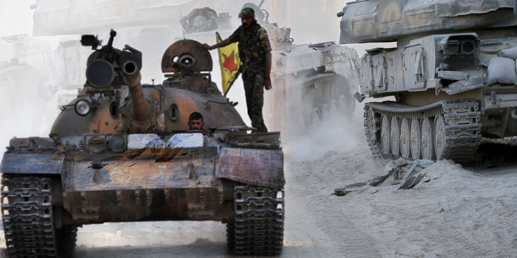 Kurdish fighters of the YPG. Photo: Jinda Ibrahim/ARA News