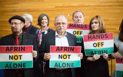 Honderd Europarlementsleden roepen op om Turkse aanval op Afrin te stoppen!