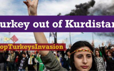 Kurdish campaigners call for global day of action against Turkey’s plan to invade Kurdish held territories
