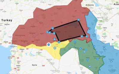 Het ‘Washington Kurdish Institute’ volgt nauwgezet de ontwikkelingen in Noord-Syrië en bericht daarover op een accurate en grafische manier