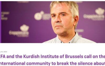 Gemeenschappelijke oproep van de Europese Vrije Alliantie en het Koerdisch Instituut Brussel: “Breek de stilte!”